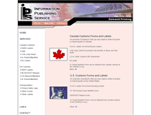 Tablet Screenshot of demandprinting.ca